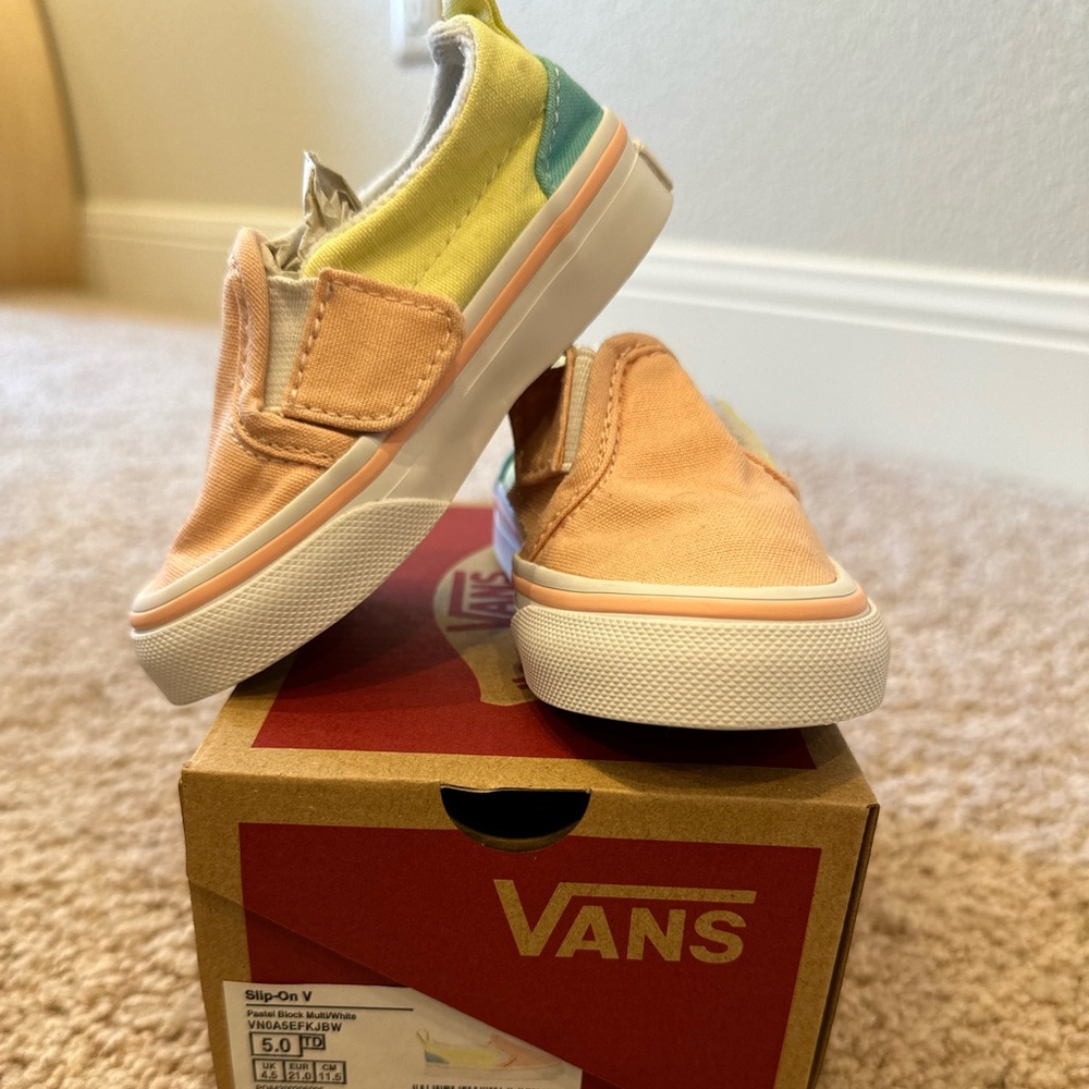 Toddler Pastel Vans - Size 5